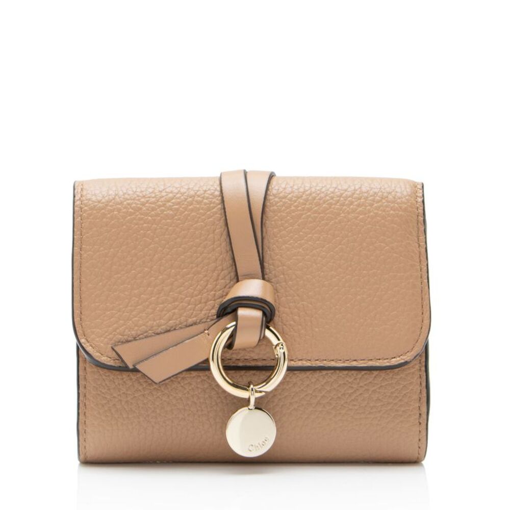 Chloe Calfskin Alphabet Trifold Wallet